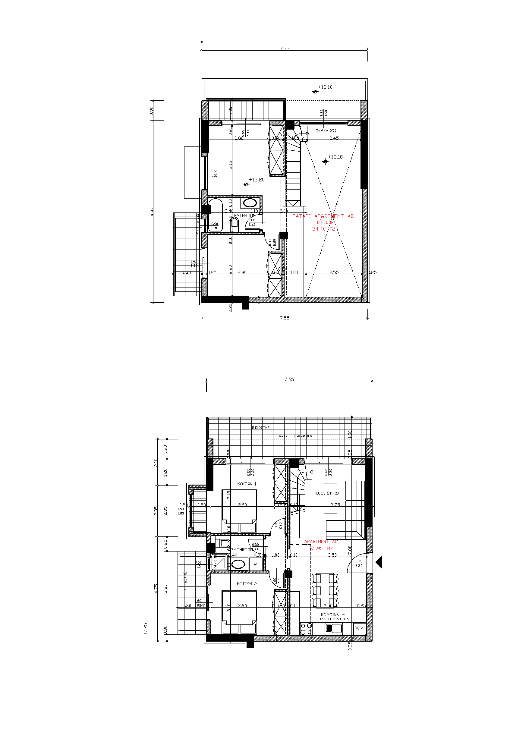 Apartment Type 3 Floor Plan
