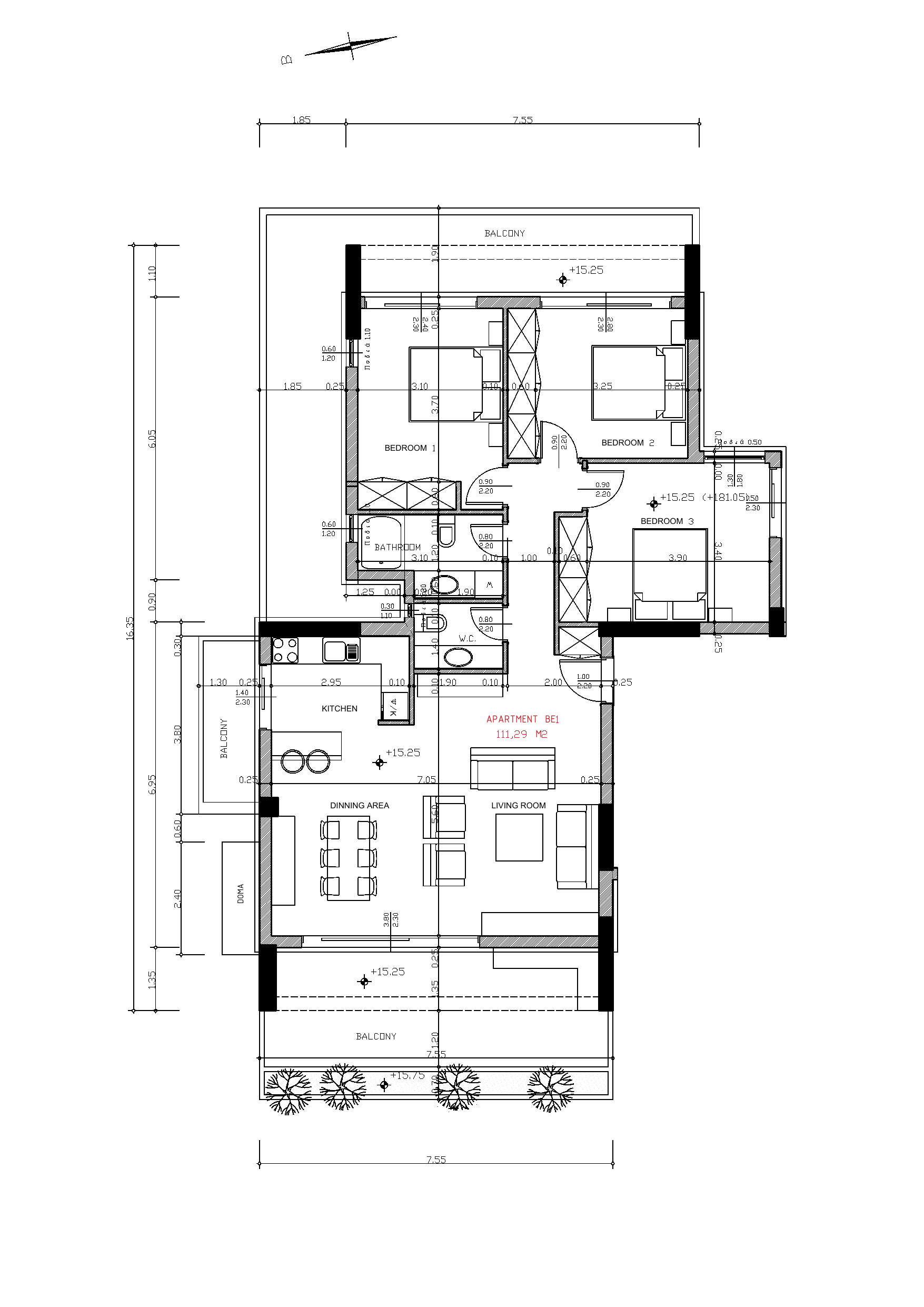 Apartment Type 4 Floor Plan